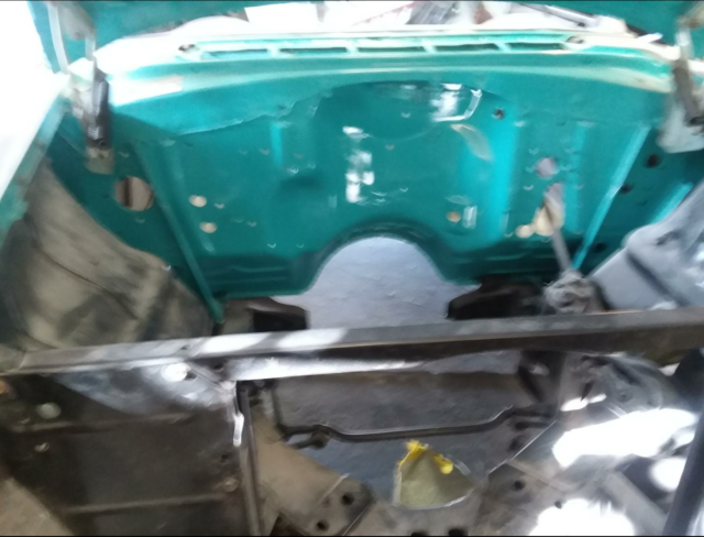 1956 Blue/white Chevrolet Del Ray 2 door