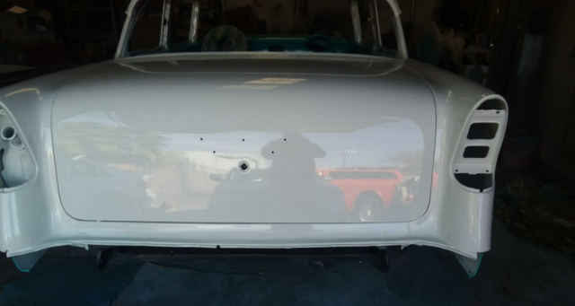 1956 Blue/white Chevrolet Del Ray 2 door