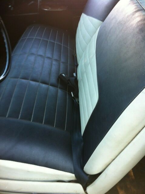 1956 Black and white Chevrolet Bel Air/150/210 Coupe