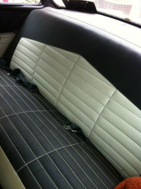 1956 Black and white Chevrolet Bel Air/150/210 Coupe