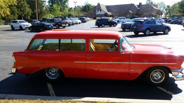 1956 Red Chevrolet Handyman Wagon