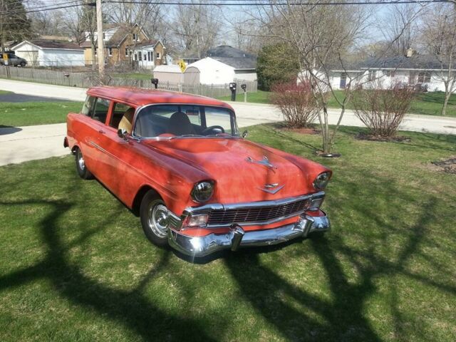 1956 Red Chevrolet Handyman Wagon