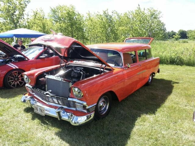 1956 Red Chevrolet Handyman Wagon