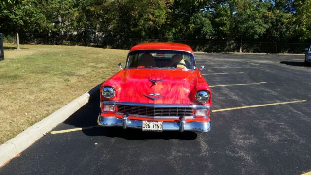 1956 Red Chevrolet Handyman Wagon