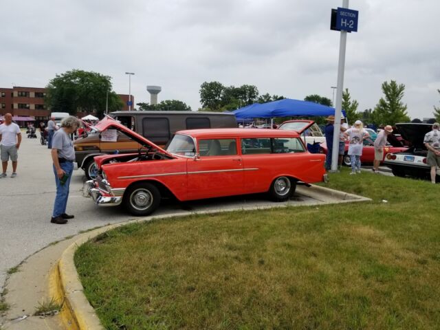 1956 Red Chevrolet Handyman Wagon