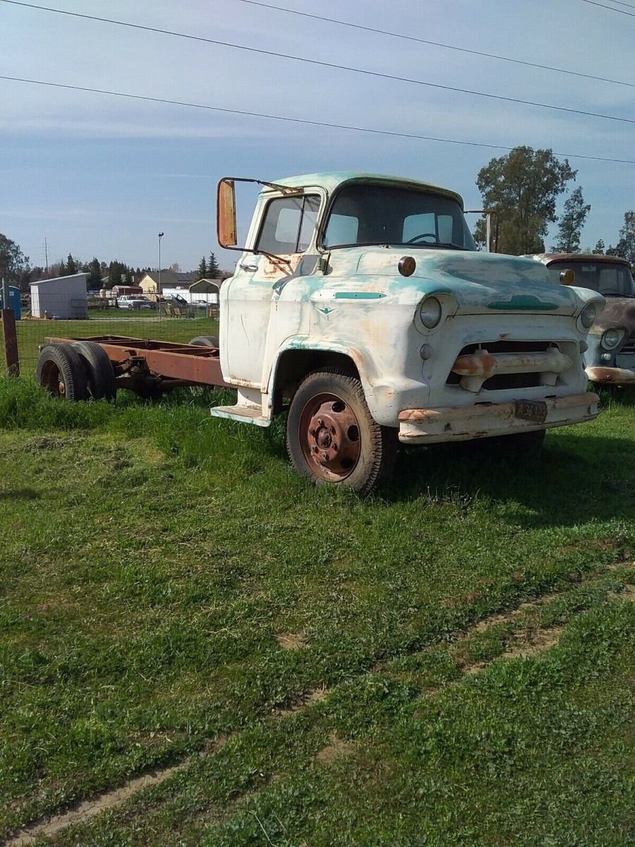 1956 Green Chevrolet LCF Pickup