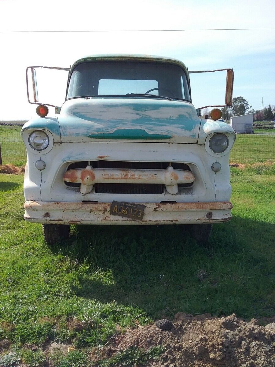 1956 Green Chevrolet LCF Pickup