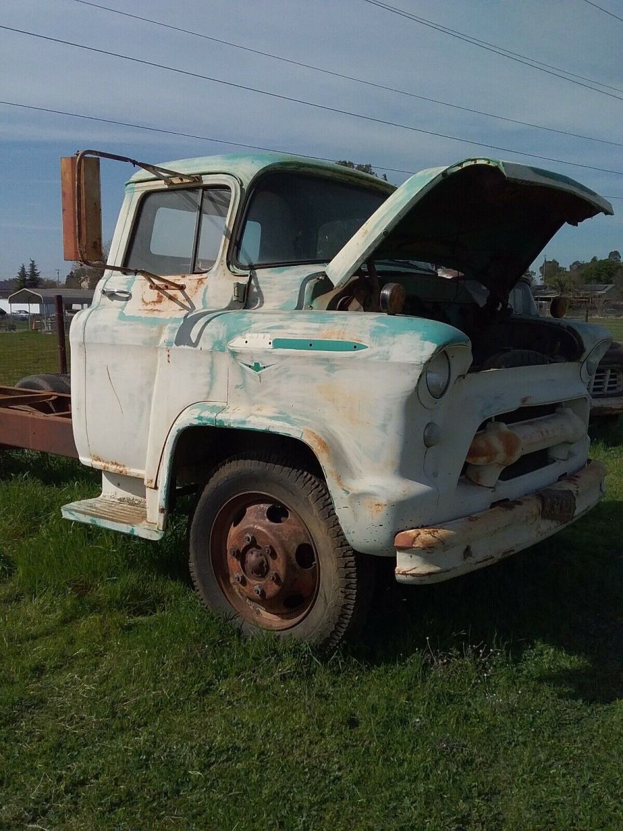 1956 Green Chevrolet LCF Pickup
