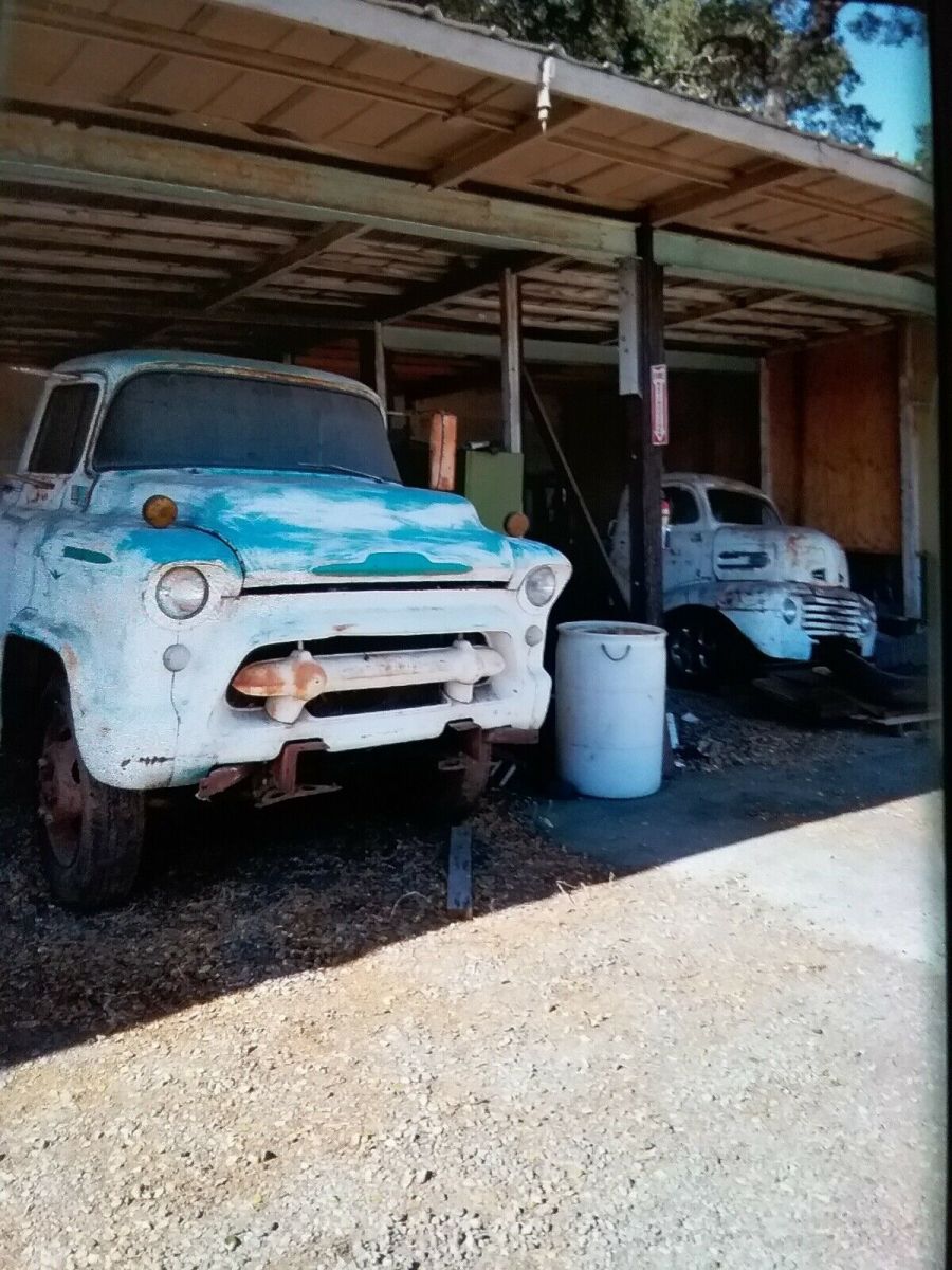 1956 Green Chevrolet LCF Pickup
