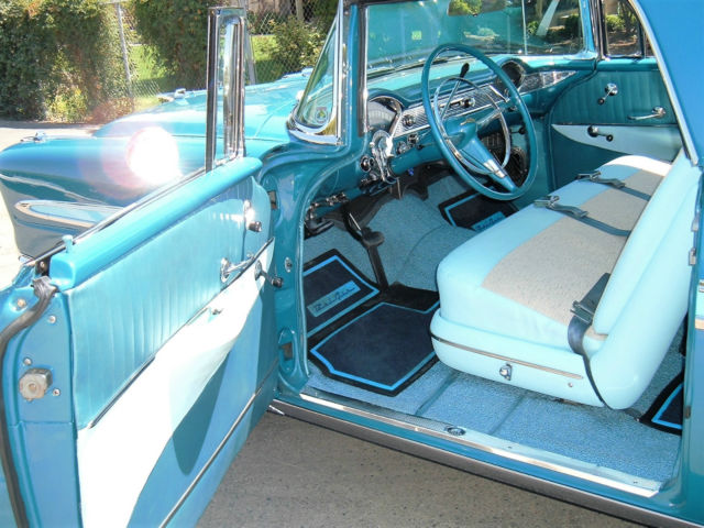 1956 Harbor Blue over Nassau Blue Chevrolet Bel Air/150/210 Wagon