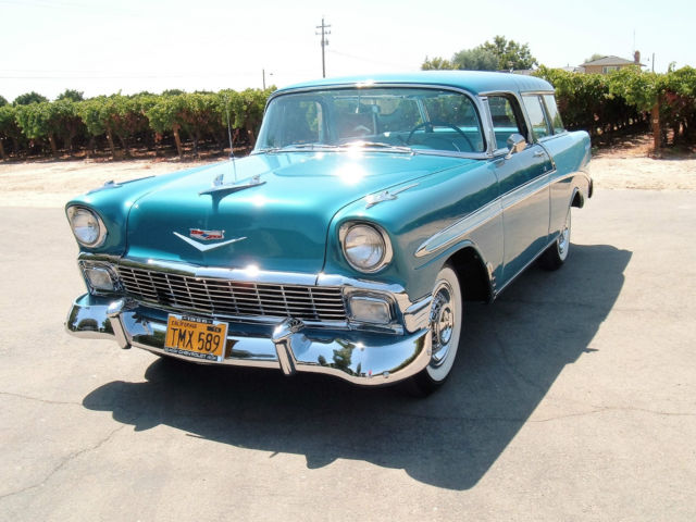 1956 Harbor Blue over Nassau Blue Chevrolet Bel Air/150/210 Wagon