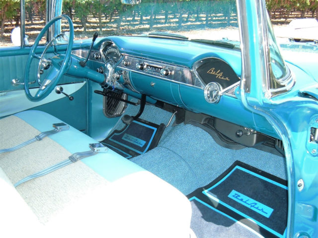 1956 Harbor Blue over Nassau Blue Chevrolet Bel Air/150/210 Wagon