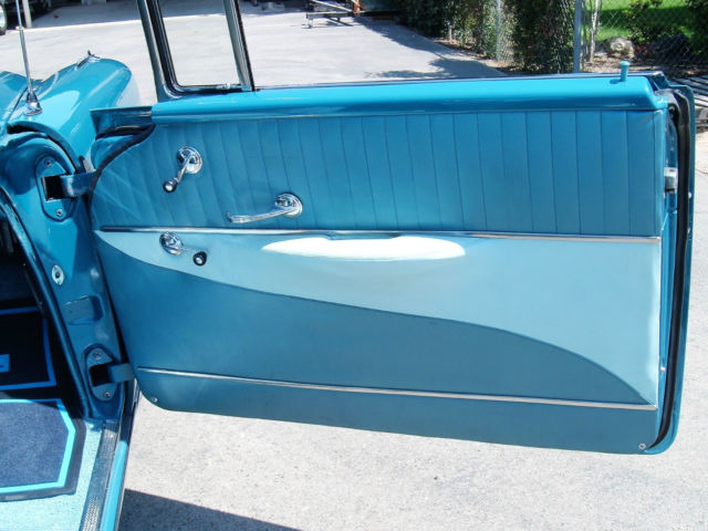 1956 Harbor Blue over Nassau Blue Chevrolet Bel Air/150/210 Wagon