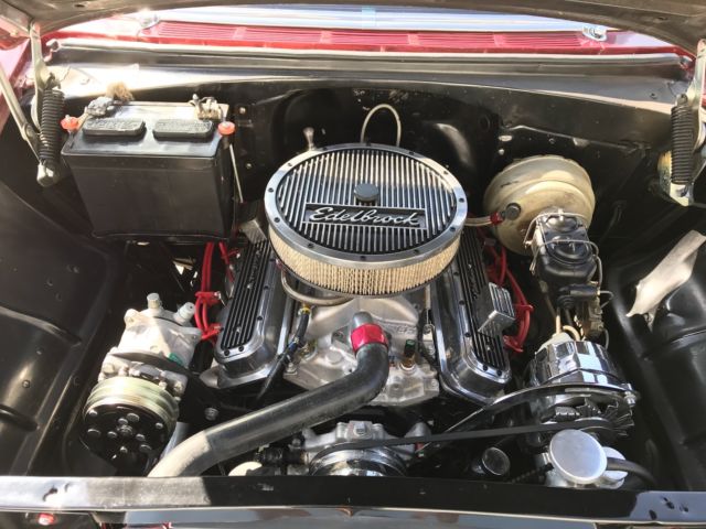 1956 Maroon Chevrolet Bel Air/150/210 2- Door Sedan