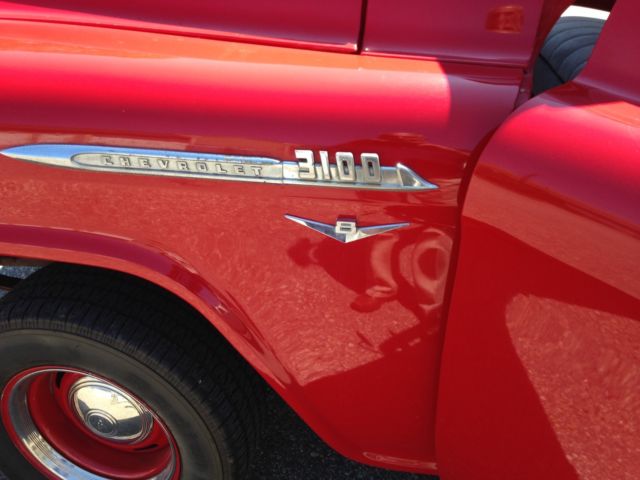 1956 Red Chevrolet Other Pickups 6' SHORT BED PICK UP