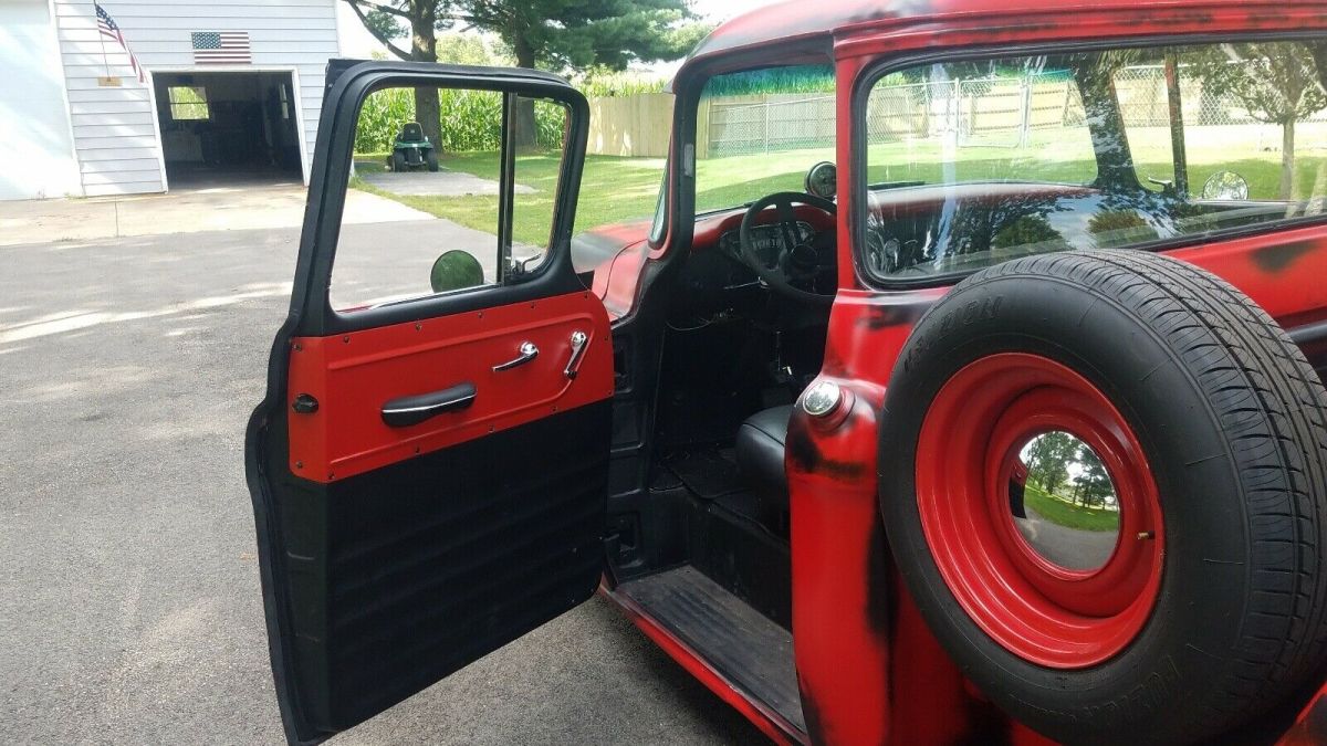 1956 Red Chevrolet Pickup Pickup