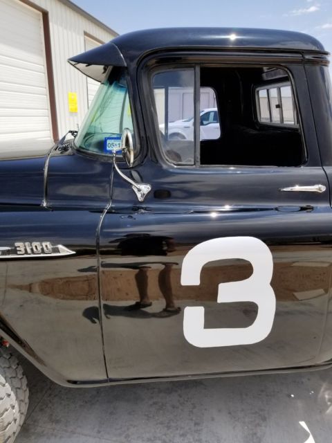 1956 Black Chevrolet Other Pickups Cab & Chassis