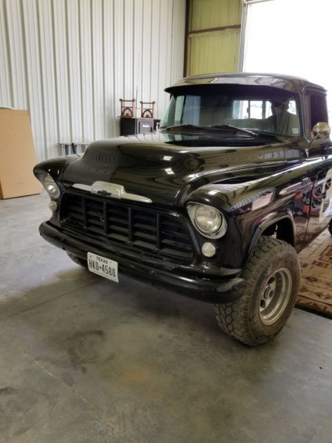 1956 Black Chevrolet Other Pickups Cab & Chassis