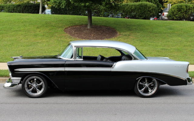 1956 Black Chevrolet Bel Air/150/210 Coupe