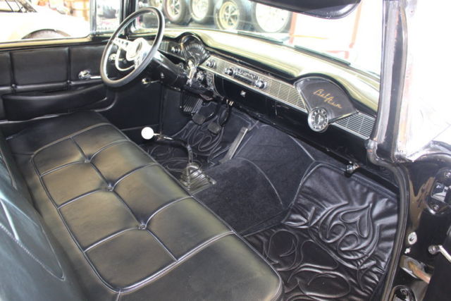 1956 Black Chevrolet Bel Air/150/210 Coupe