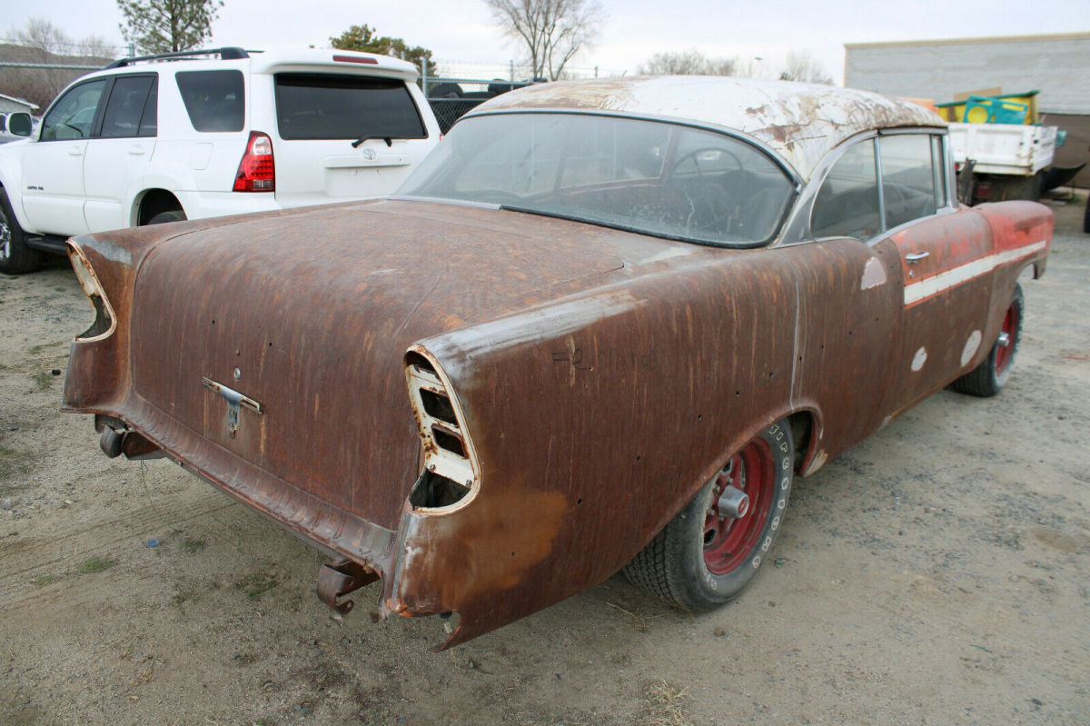 1956 Green Chevrolet Bel Air/150/210 Sedan