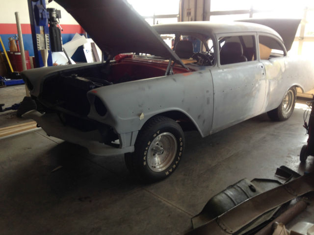 1956 Primer Chevrolet Bel Air/150/210 Sedan