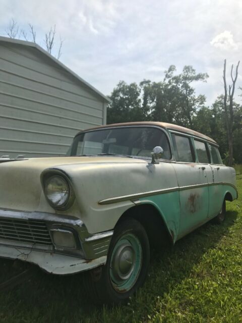 1956 Green Chevrolet Bel Air/150/210 Wagon