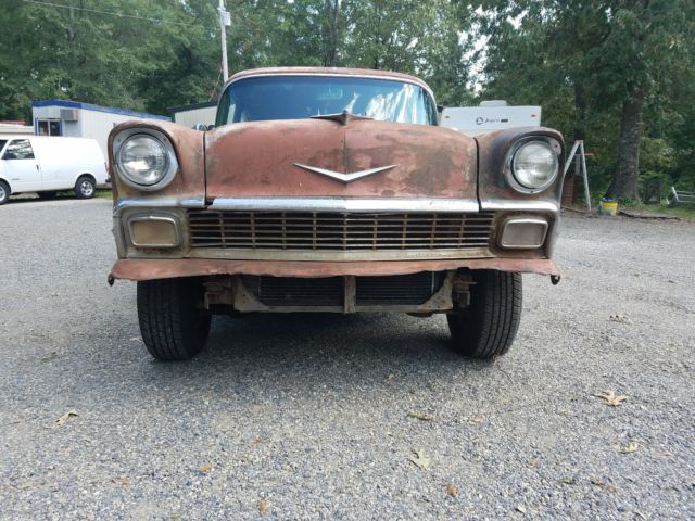 1956 Brown Chevrolet Bel Air/150/210 Sedan