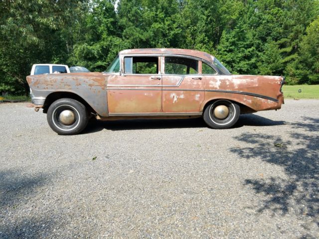 1956 Brown Chevrolet Bel Air/150/210 Sedan