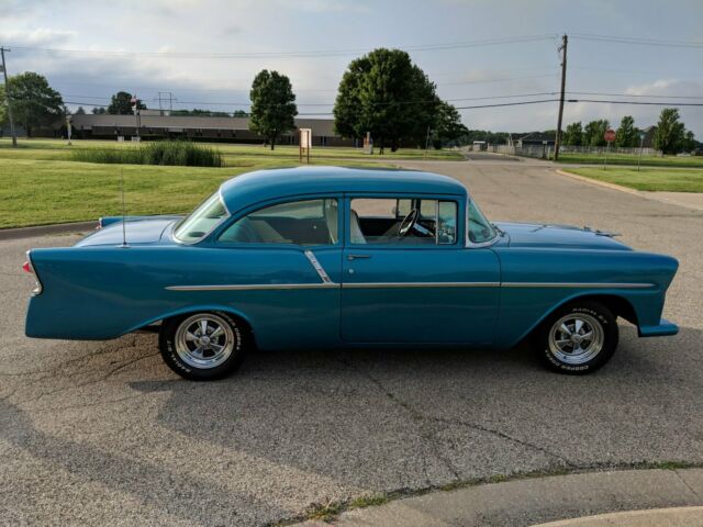1956 Blue Chevrolet Bel Air/150/210 Coupe
