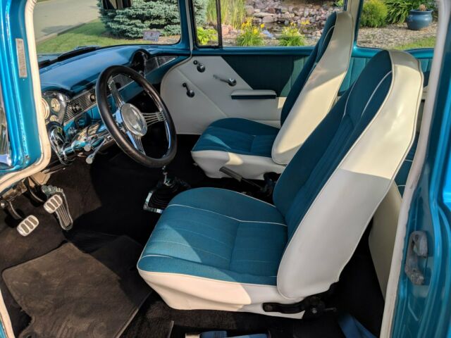 1956 Blue Chevrolet Bel Air/150/210 Coupe