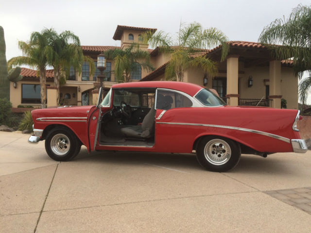 1956 Red Chevrolet Bel Air/150/210 Hard Top