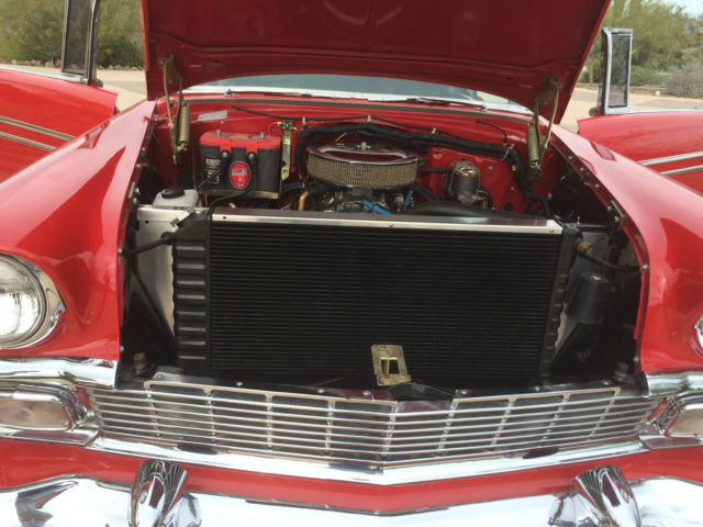 1956 Red Chevrolet Bel Air/150/210 Hard Top