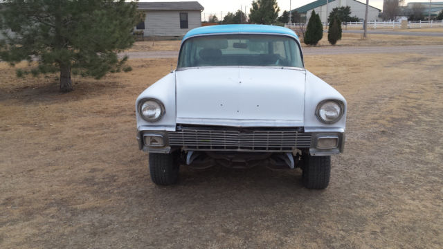 1956 Blue & White Chevrolet Bel Air/150/210 Wagon