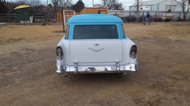 1956 Blue & White Chevrolet Bel Air/150/210 Wagon