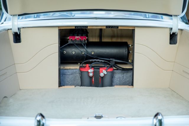 1956 Red/White Chevrolet Bel Air/150/210 Sedan