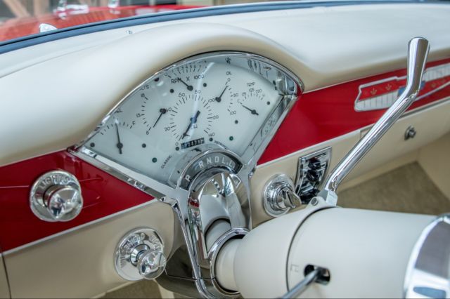 1956 Red/White Chevrolet Bel Air/150/210 Sedan