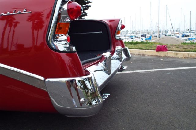 1956 Burgundy Chevrolet Bel Air/150/210 Coupe