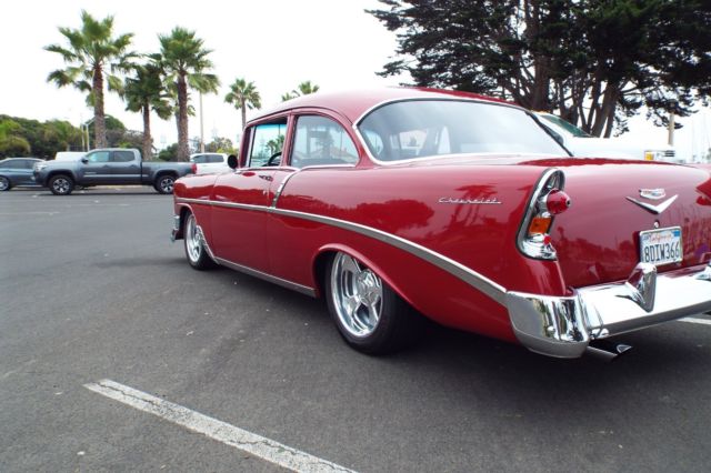 1956 Burgundy Chevrolet Bel Air/150/210 Coupe