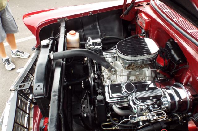 1956 Burgundy Chevrolet Bel Air/150/210 Coupe