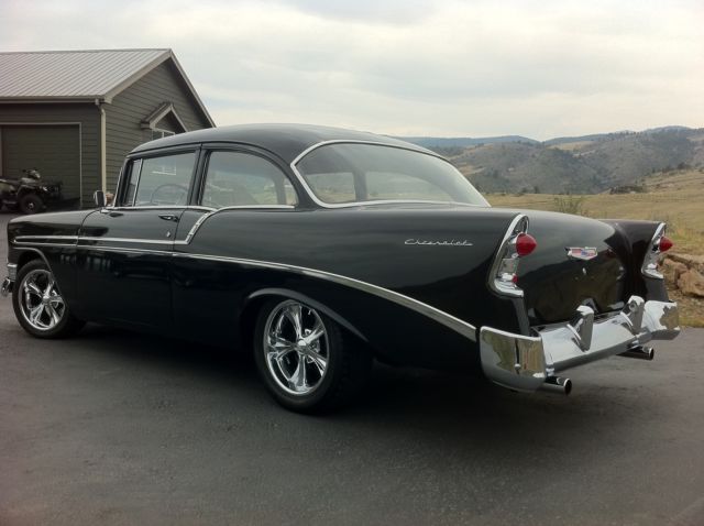 1956 Black Chevrolet Bel Air/150/210