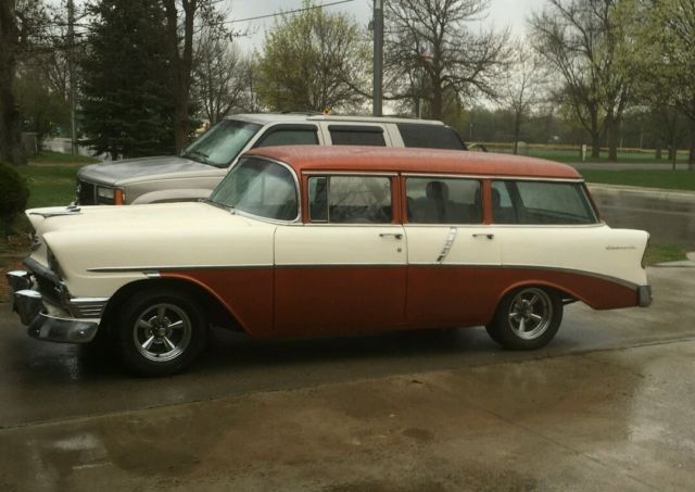 1956 Teal Chevrolet Bel Air/150/210 Wagon