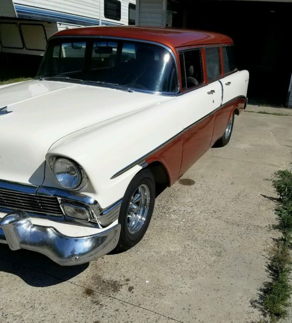 1956 Teal Chevrolet Bel Air/150/210 Wagon