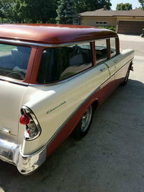 1956 Teal Chevrolet Bel Air/150/210 Wagon