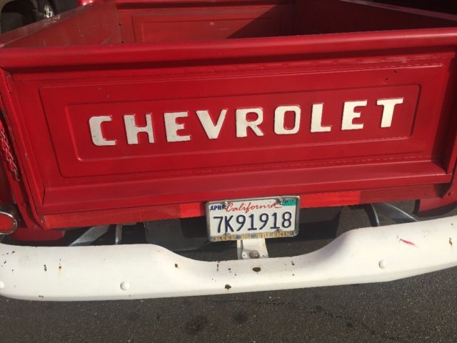 1956 Red Chevrolet Other Pickups Pick up