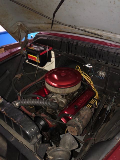 1956 Burgundy Chevrolet Other Pickups Cab & Chassis