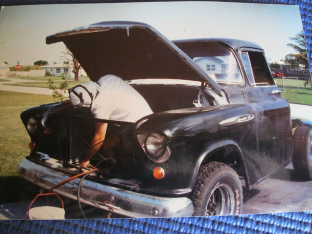 1956 Black Chevrolet Other Pickups