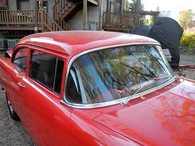 1956 Red Chevrolet Bel Air/150/210 Coupe