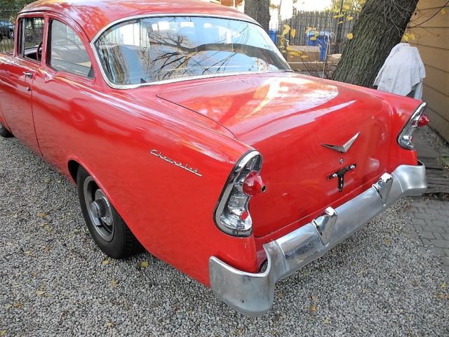 1956 Red Chevrolet Bel Air/150/210 Coupe