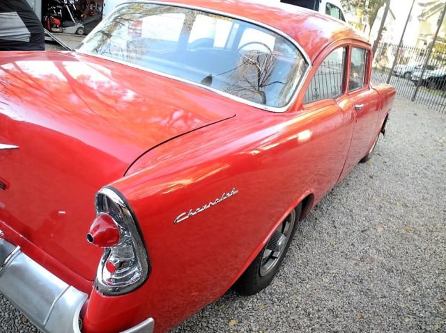 1956 Red Chevrolet Bel Air/150/210 Coupe